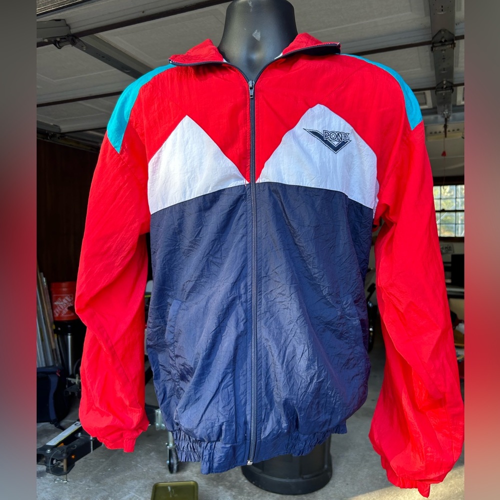 Vintage 80s Pony Windbreaker Jacket